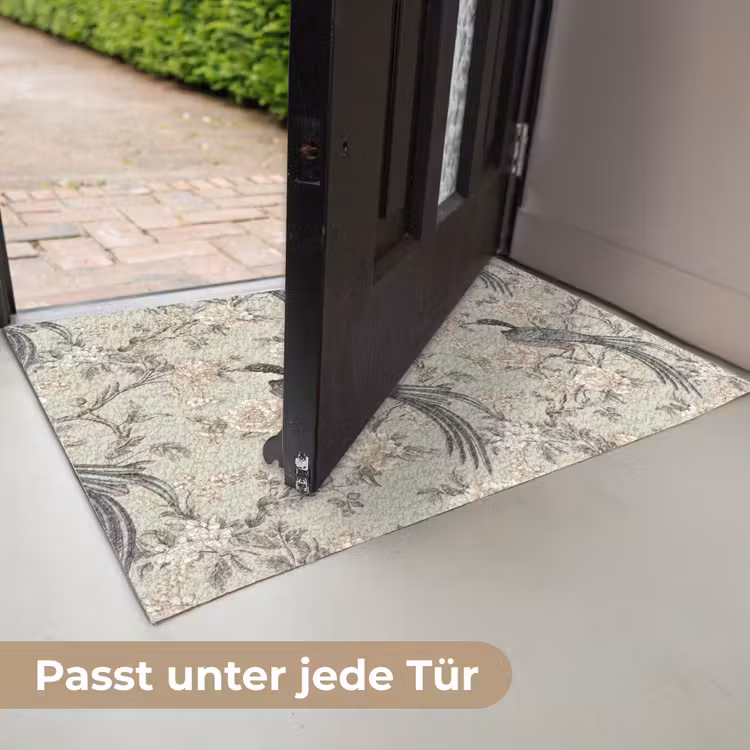 Bloem - Vogel - Kleurrijk Deurmat klein 898 -USP_DE