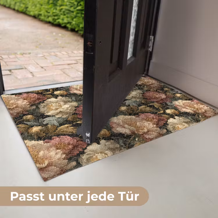 Bloemen - Barok - Patroon - Roze - Crème Deurmat klein 898 -USP_DE