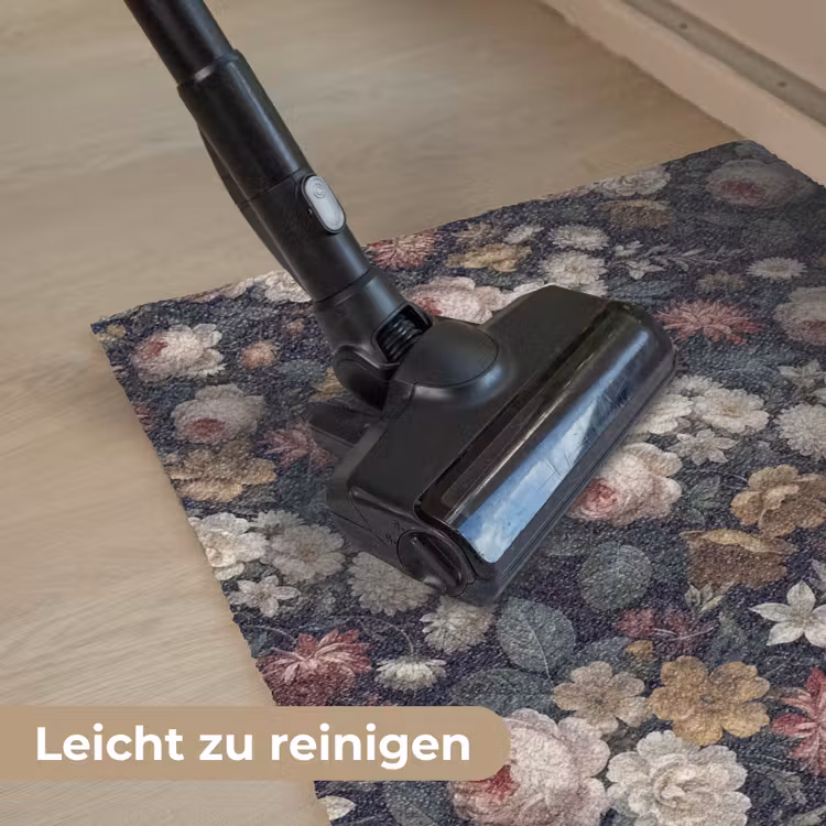 Bloemen - Boeket - Botanisch - Vintage - Donkere achtergrond Deurmat klein -reinigen_DE