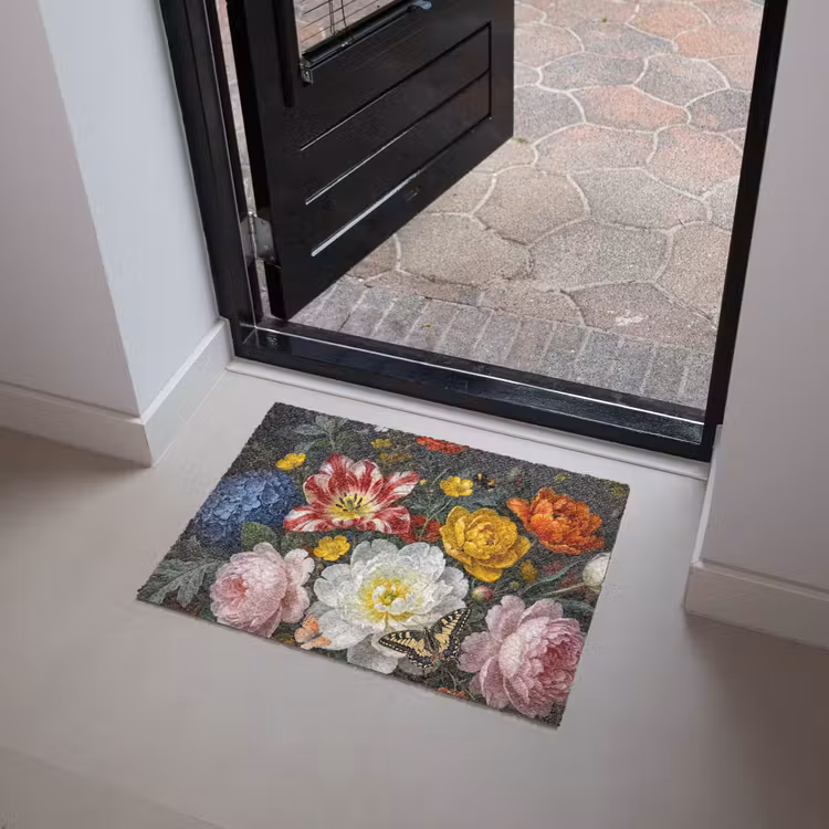 Bloemen - Boeket - Klassiek - Kleurrijk - Natuur Deurmat klein -sfeer5