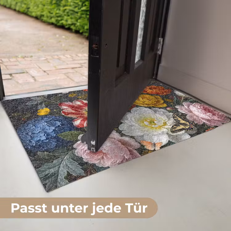 Bloemen - Boeket - Klassiek - Kleurrijk - Natuur Deurmat klein -USP_DE