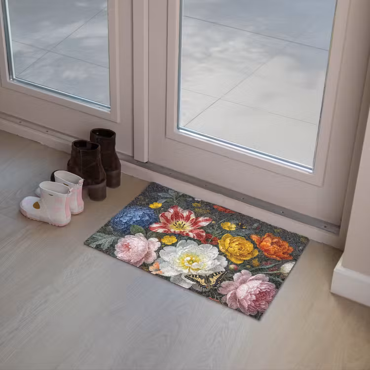 Bloemen - Boeket - Klassiek - Kleurrijk - Natuur Deurmat klein -sfeer3