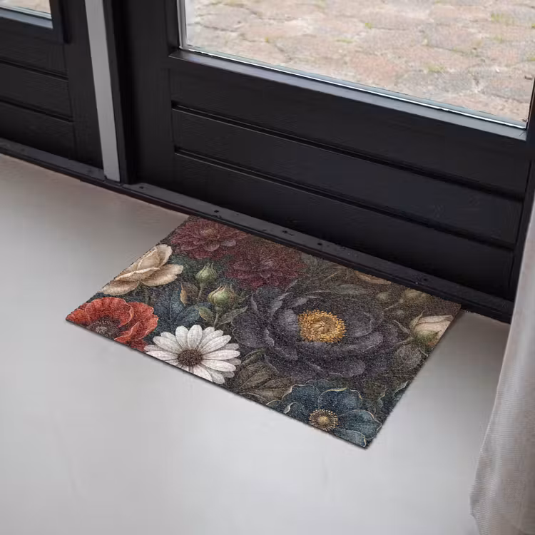Bloemen - Boeket - Natuur - Klassiek - Weelderig Deurmat klein -sfeer2