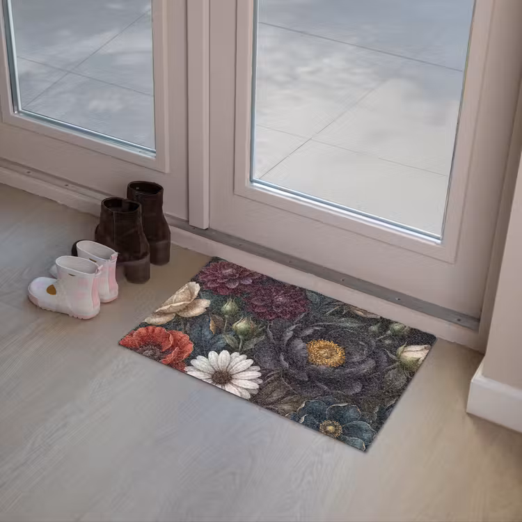 Bloemen - Boeket - Natuur - Klassiek - Weelderig Deurmat klein -sfeer3