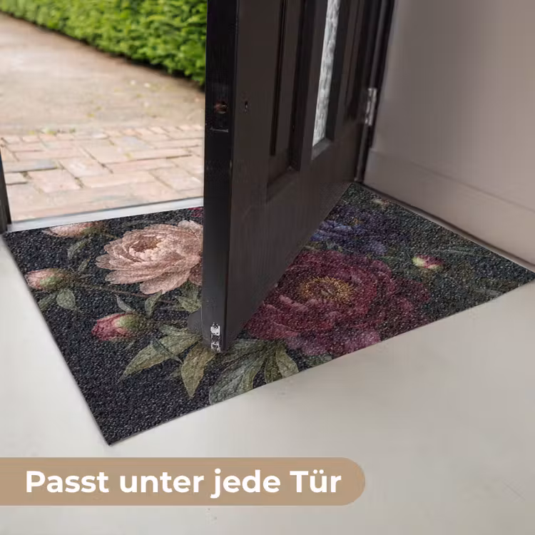 Bloemen - Boeket - Natuur - Modern - Donker Deurmat klein -USP_DE