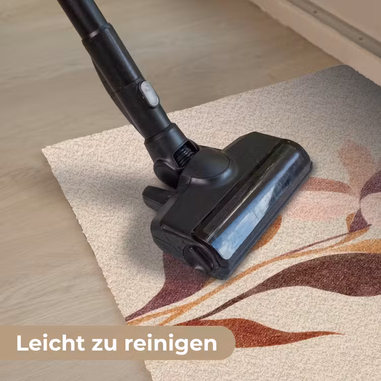 Bloemen - Blaadjes - Minimalistisch - Roze Deurmat klein -reinigen_DE