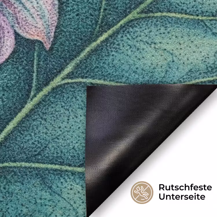 Fußmatte - Blumen – Botanik – Gelb - Bloemen - Botanisch - Geel Deurmat klein