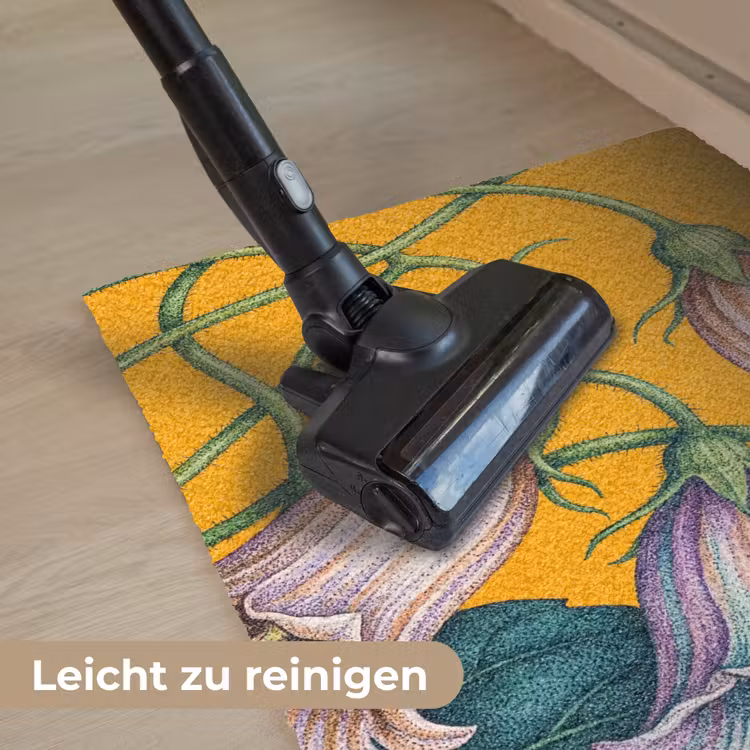 Fußmatte - Blumen – Botanik – Gelb - Bloemen - Botanisch - Geel Deurmat klein