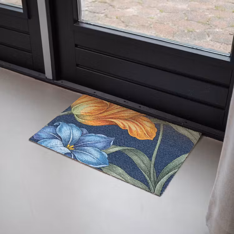 Fußmatte - Blumen – Botanik – Muster - Bloemen - Botanisch - Patroon Deurmat klein