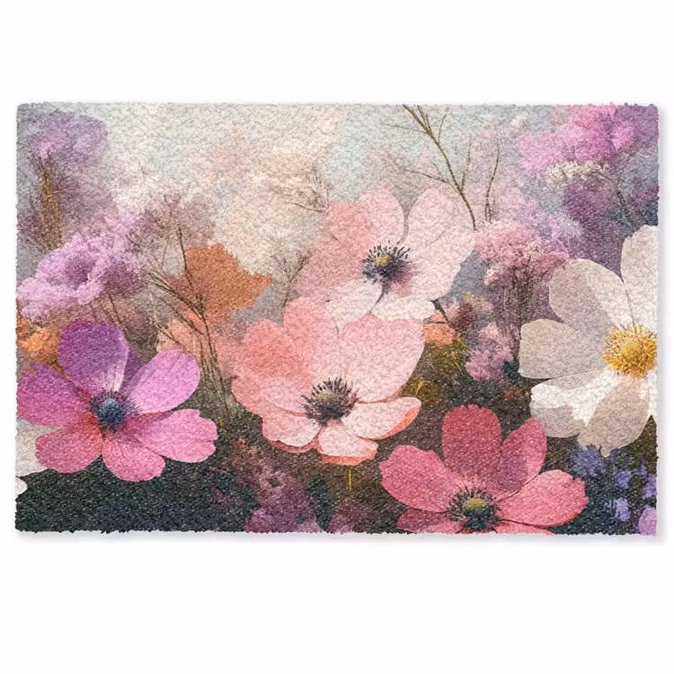 Bloemen - Kleurrijk - Bloei Deurmat klein -zkaufland3d