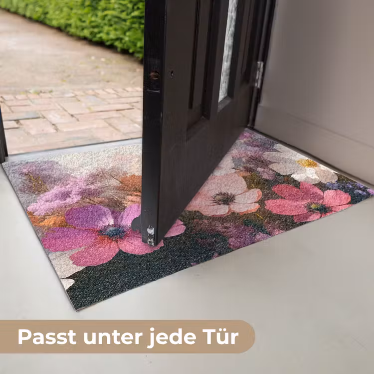 Bloemen - Kleurrijk - Bloei Deurmat klein -USP_DE