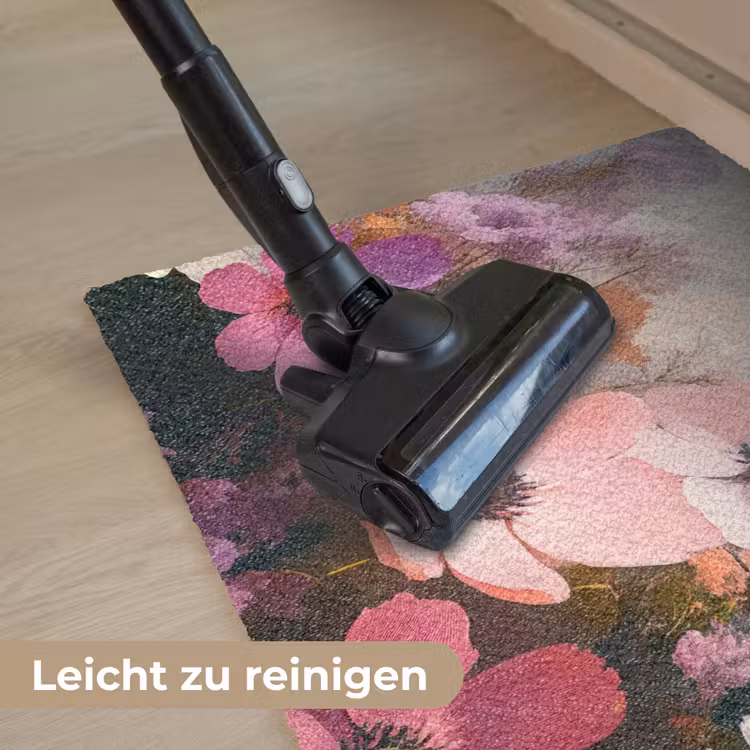 Bloemen - Kleurrijk - Bloei Deurmat klein -reinigen_DE