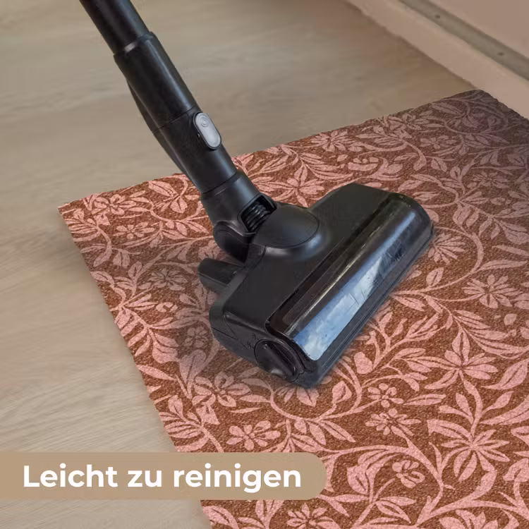 Bloemen - Print - Roze Deurmat klein 898 -reinigen_DE