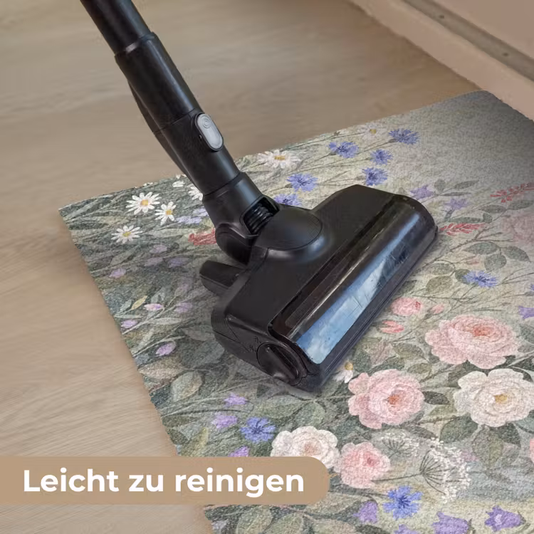Bloemen - Tuin - Natuur - Kleurrijk Deurmat klein -reinigen_DE