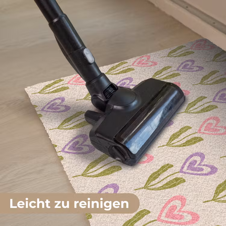 Bloemen - Hartjes - Patroon Deurmat klein 898 -reinigen_DE