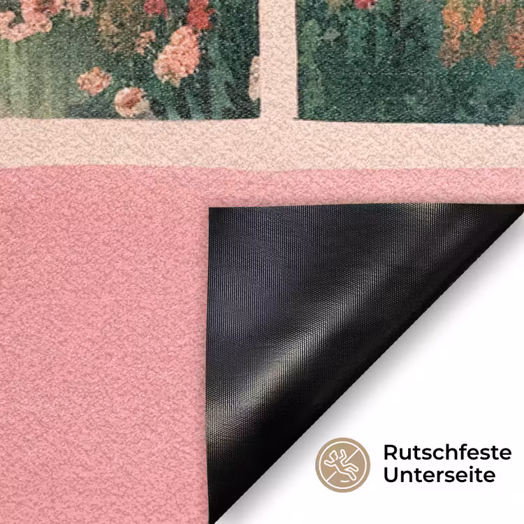 Bloemen - Koffie - Raam Deurmat klein -antislip_DE