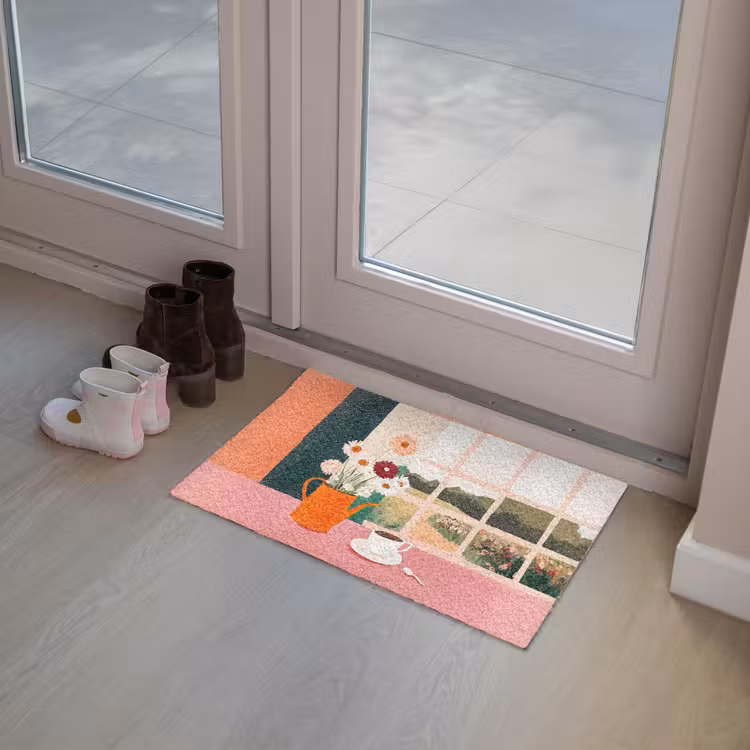 Bloemen - Koffie - Raam Deurmat klein -sfeer3