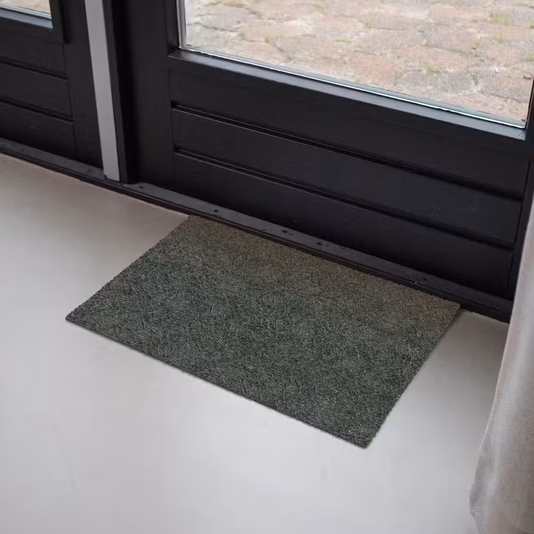 Bloemen - Lijnen - Groen Deurmat klein 898 -sfeer2