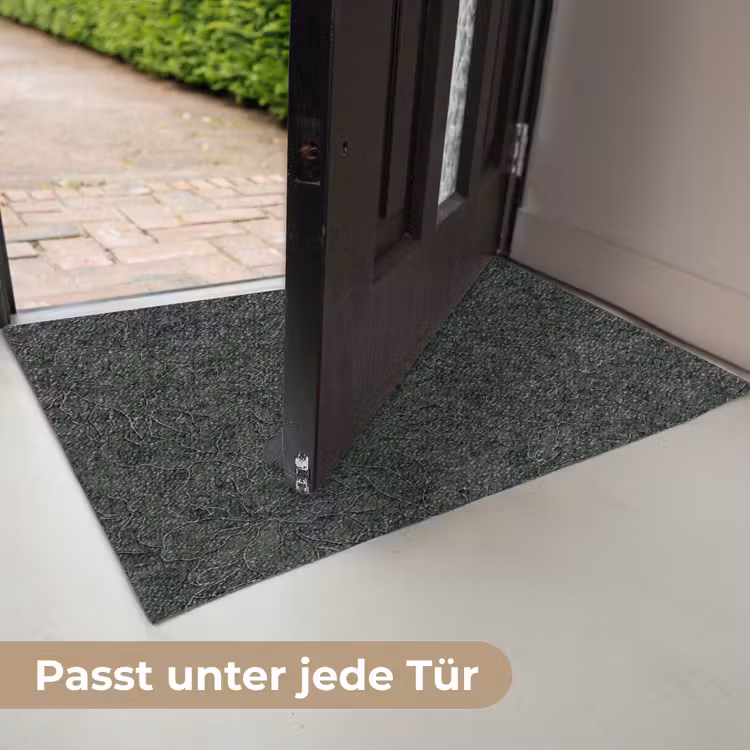 Bloemen - Lijnen - Groen Deurmat klein 898 -USP_DE