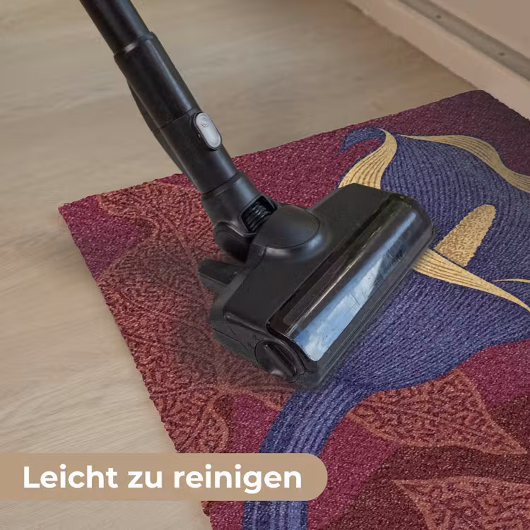 Fußmatte - Blumen – Modern – Lila - Bloemen - Modern - Paars Deurmat klein
