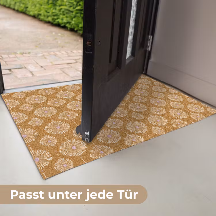 Bloemen - Modern - Oker Deurmat klein 898 -USP_DE