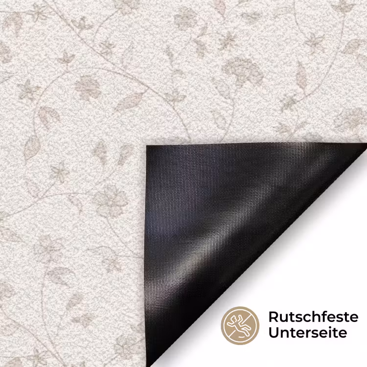 Bloemen - Motief - Zacht Deurmat klein 898 -antislip_DE