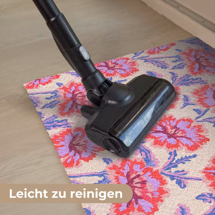 Bloemen - Patroon - Meerkleurig Deurmat klein 898 -reinigen_DE