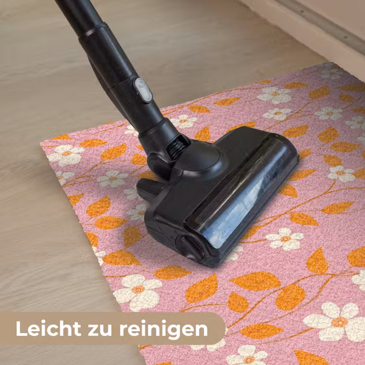 Bloemen - Patroon - Oranje Deurmat klein 898 -reinigen_DE