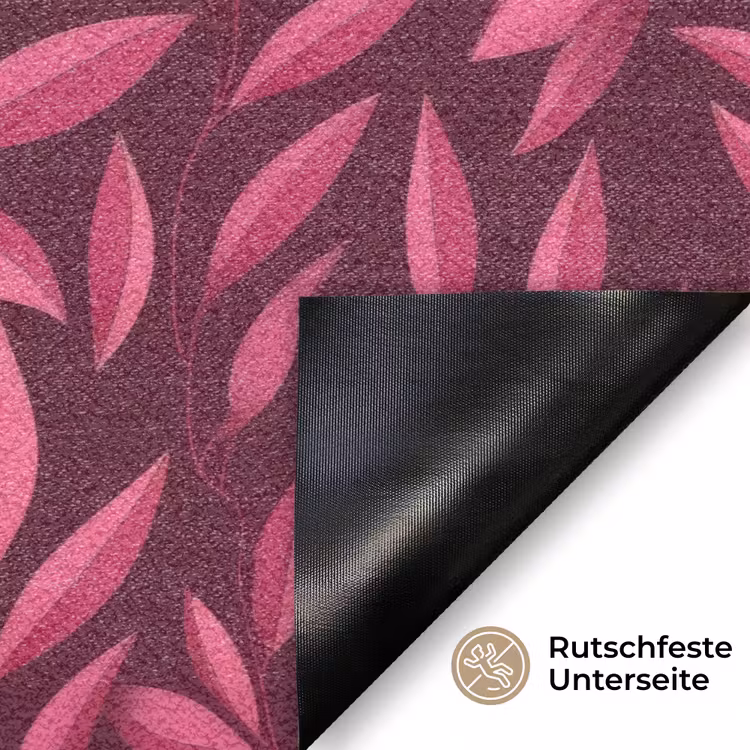 Bloemen - Roze - Natuur - Patroon Deurmat klein 898 -antislip_DE