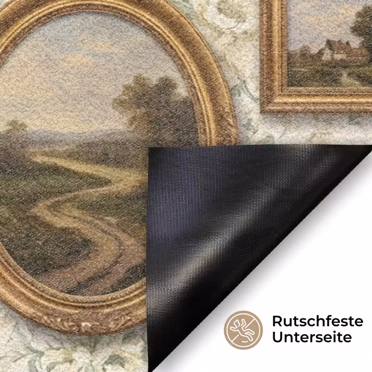 Bloemen - Roze - Stilleven - Klassiek Deurmat klein -antislip_DE