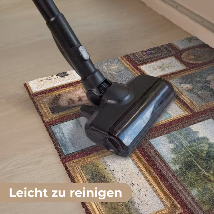 Bloemen - Vaas - Klassiek - Kunst - Rood Deurmat klein -reinigen_DE