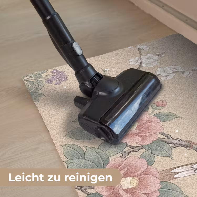 Bloemen - Vogels - Bloemen Deurmat klein -reinigen_DE