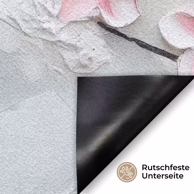 Bloesem - Kunstzinnig - Roze - Sakura Deurmat klein -antislip_DE