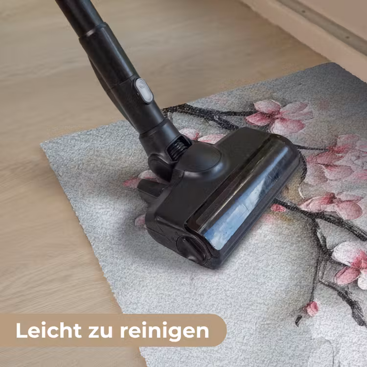 Bloesem - Kunstzinnig - Roze - Sakura Deurmat klein -reinigen_DE