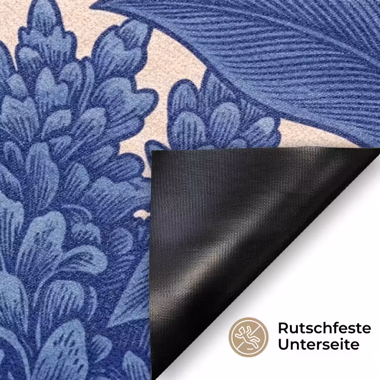 Fußmatte - Blüten – Blätter – Botanik - Bloemen - Bladeren - Botanisch Deurmat klein