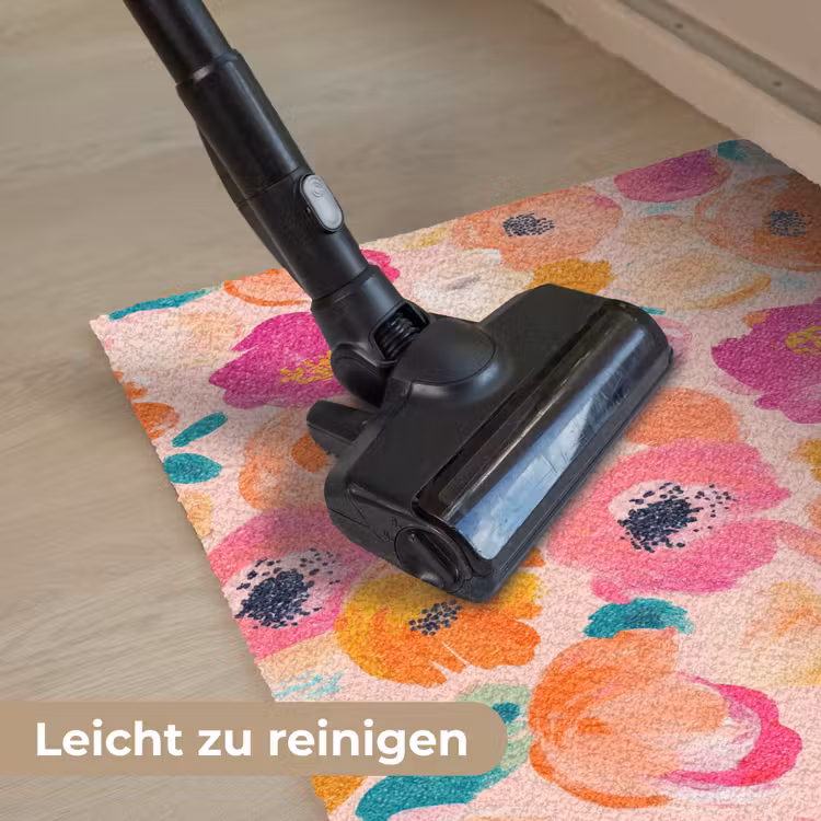 Bloesems - Vrolijk - Kleurrijk Deurmat klein 898 -reinigen_DE