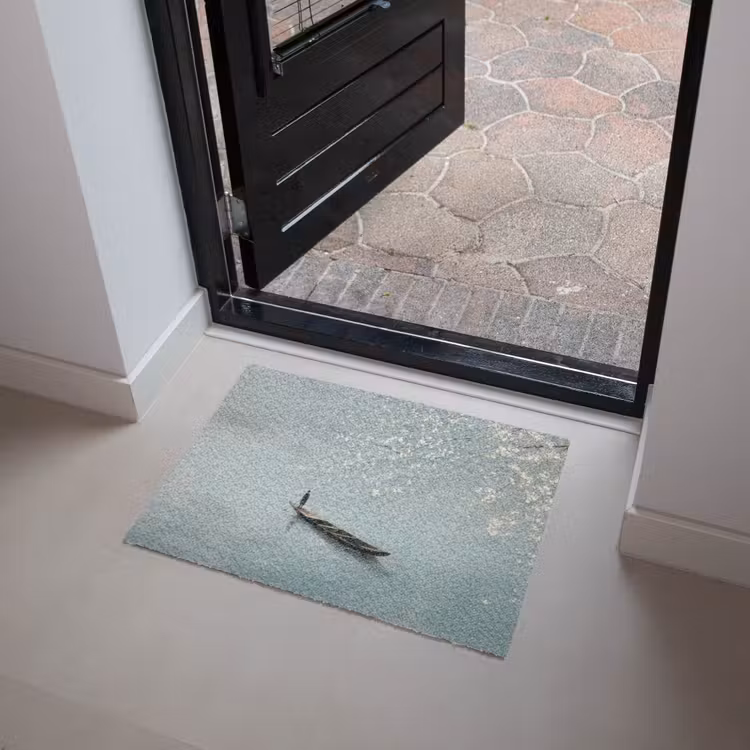 Bloesems - Minimalistisch - Wateroppervlak - Boot Deurmat klein -sfeer5
