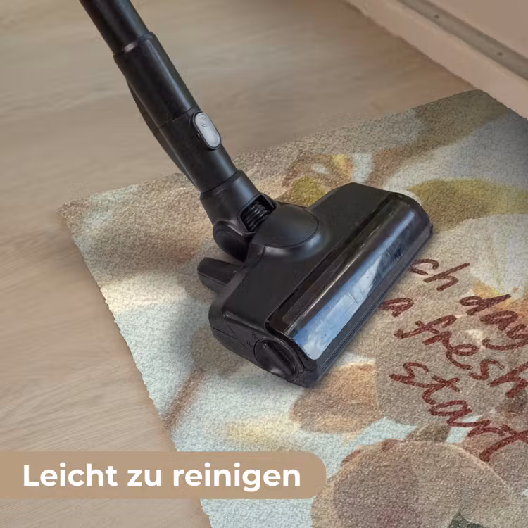Bloesems - Zonlicht - Quote - Wit Deurmat klein -reinigen_DE