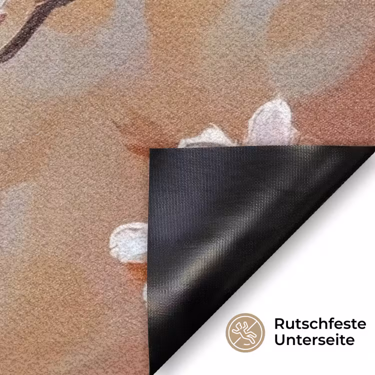 Bloesemtakken - Schilderachtig - Roze Deurmat klein -antislip_DE