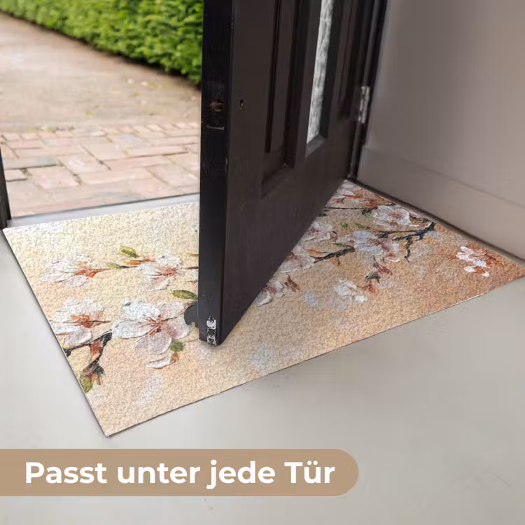 Bloesemtakken - Schilderachtig - Roze Deurmat klein -USP_DE