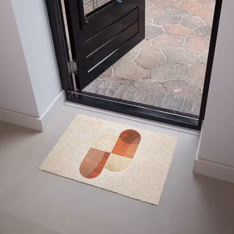 Bogen - Beige - Vormen Deurmat klein -sfeer5