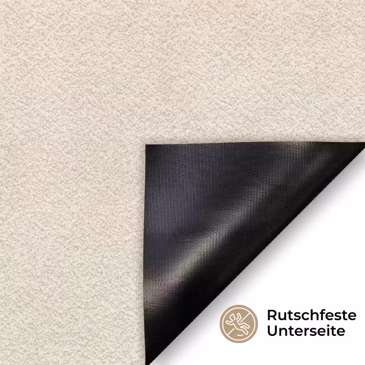 Bogen - Beige - Vormen Deurmat klein -antislip_DE