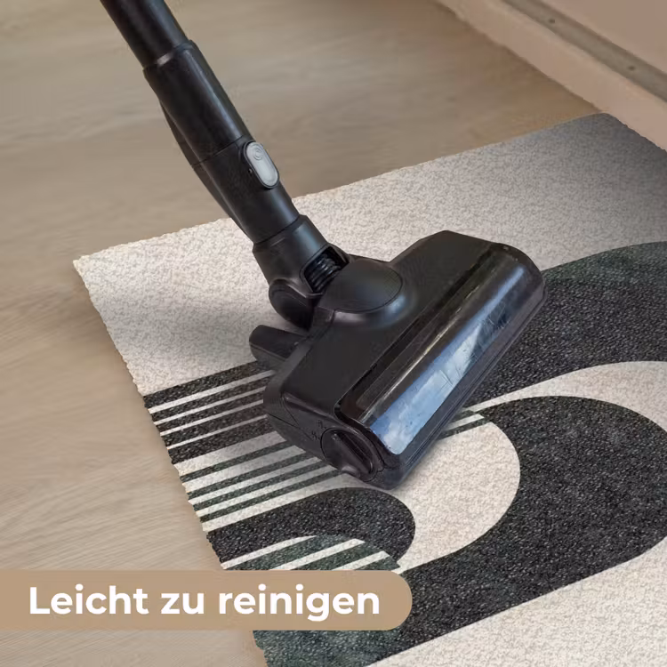 Bogen - Donkergroen - Lijnen Deurmat klein -reinigen_DE