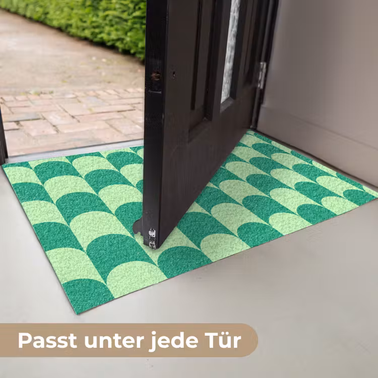 Bogen - Groen - Gestapeld Deurmat klein 898 -USP_DE