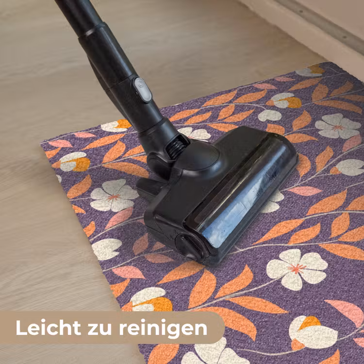 Boho - Vintage - Paars Deurmat klein 898 -reinigen_DE