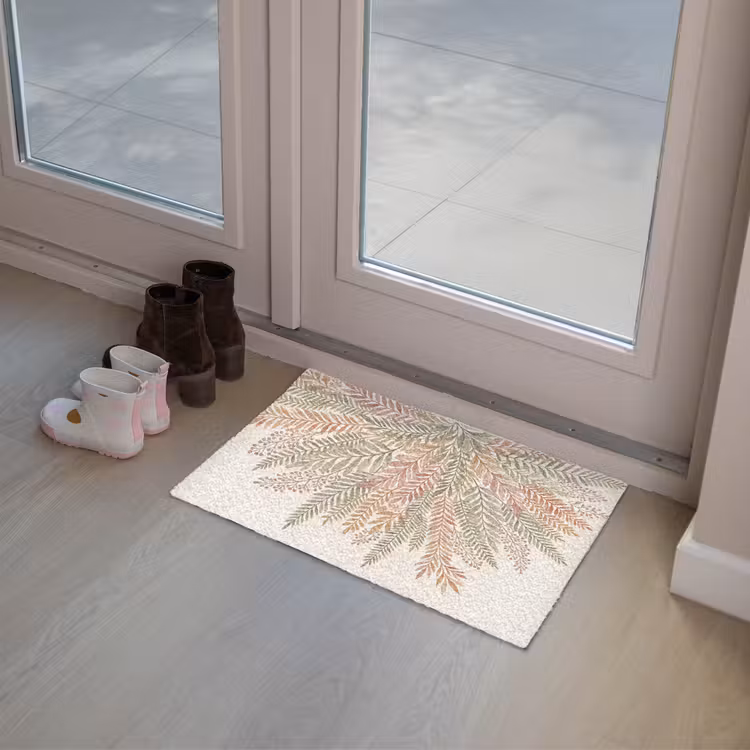 Botanisch - Aquarel - Kleurrijk Deurmat klein -sfeer3