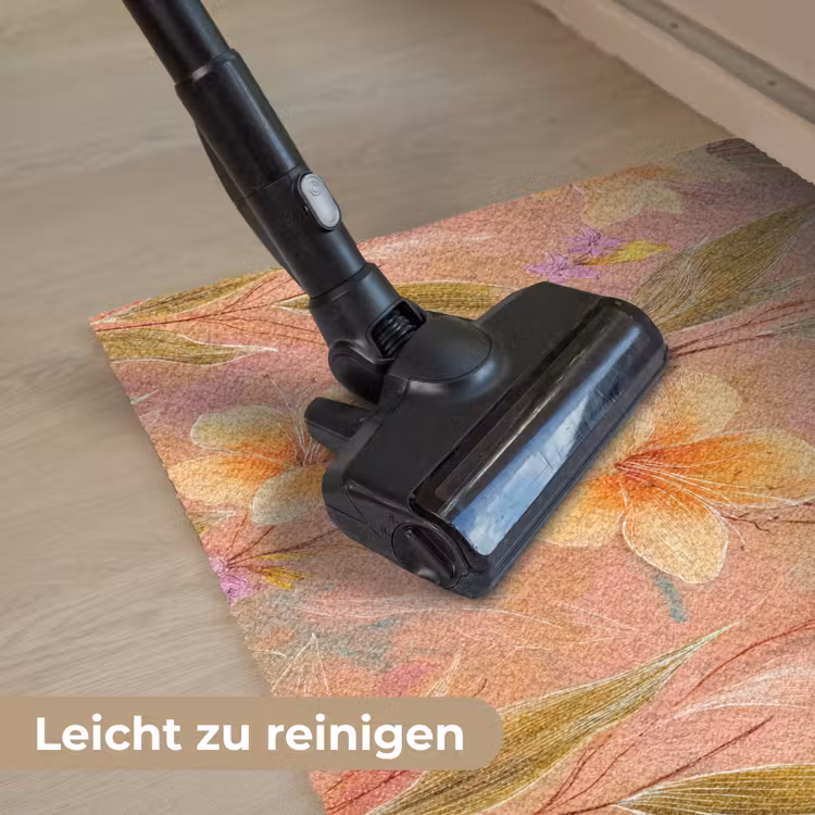 Botanisch - Bloemen - Kleurrijk Deurmat klein 898 -reinigen_DE