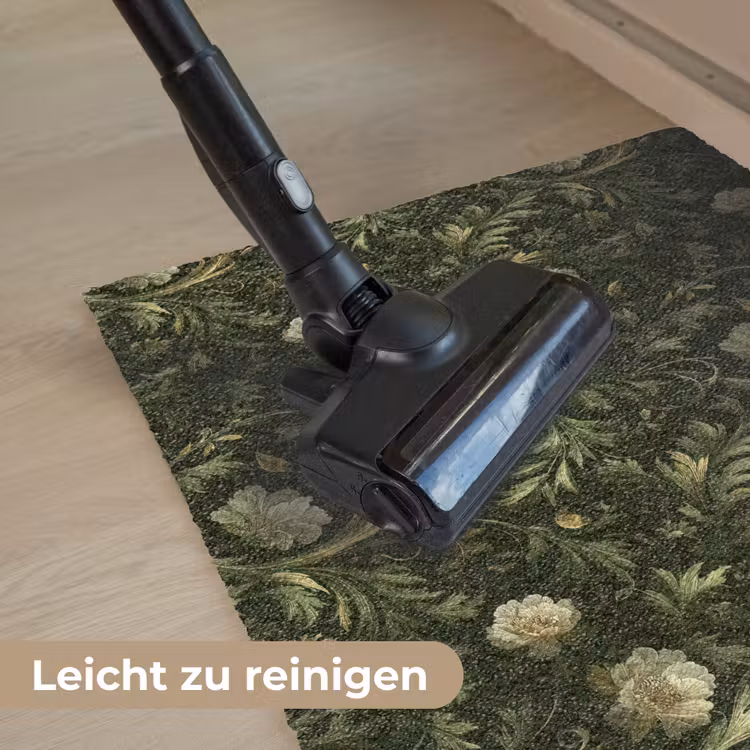 Botanisch - Naadloos - Bloemen Deurmat klein 898 -reinigen_DE
