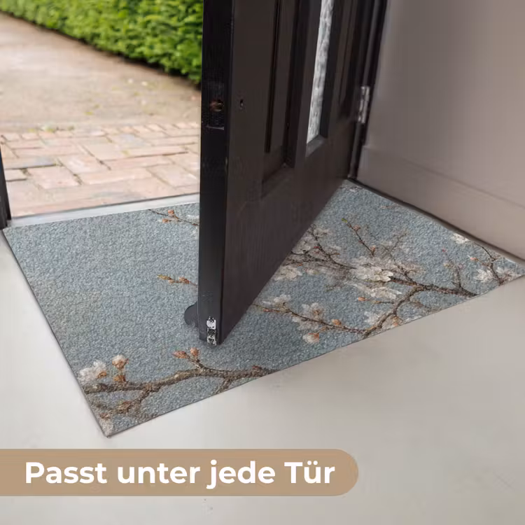 Botanisch - Stilleven - Blauw Deurmat klein -USP_DE