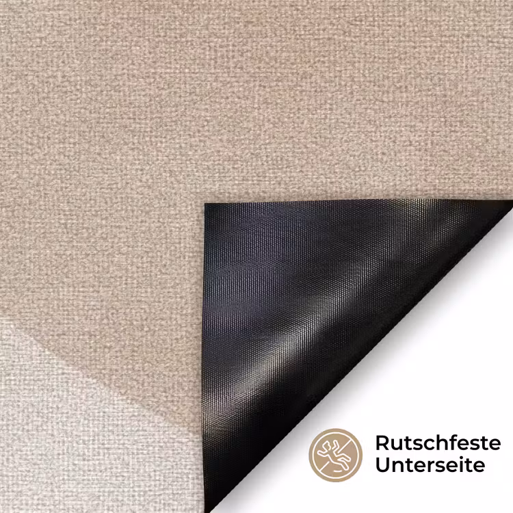 Bruin - Japandi - Abstract Deurmat klein -antislip_DE